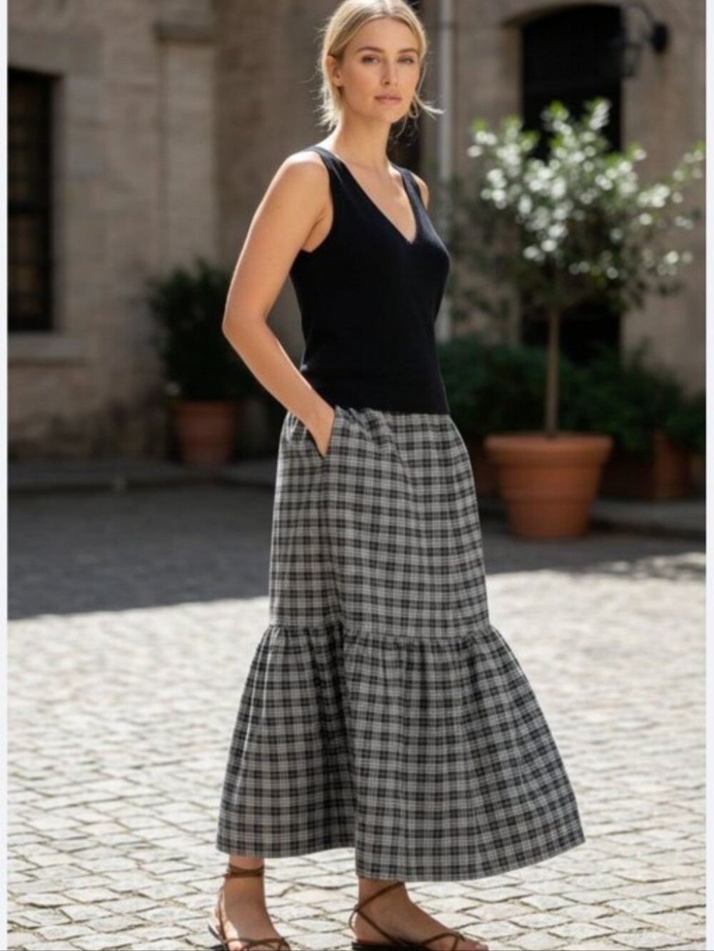 Max Studio Tank Maxi Dress New Small